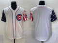 Independence Day V Chicago Cubs 2025 Blank Apor Premier Limited Ba Jersey - White