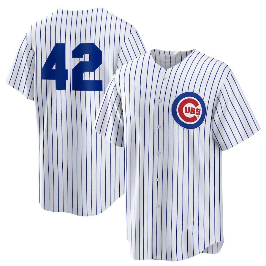 Jackie Robinson #42 Chicago Cubs 2025 Home Day Baseb Limited Jersey - White