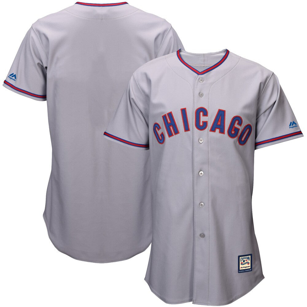 Chicago Cubs Majestic Cooperstown Limited Cool Base Jersey - Gray