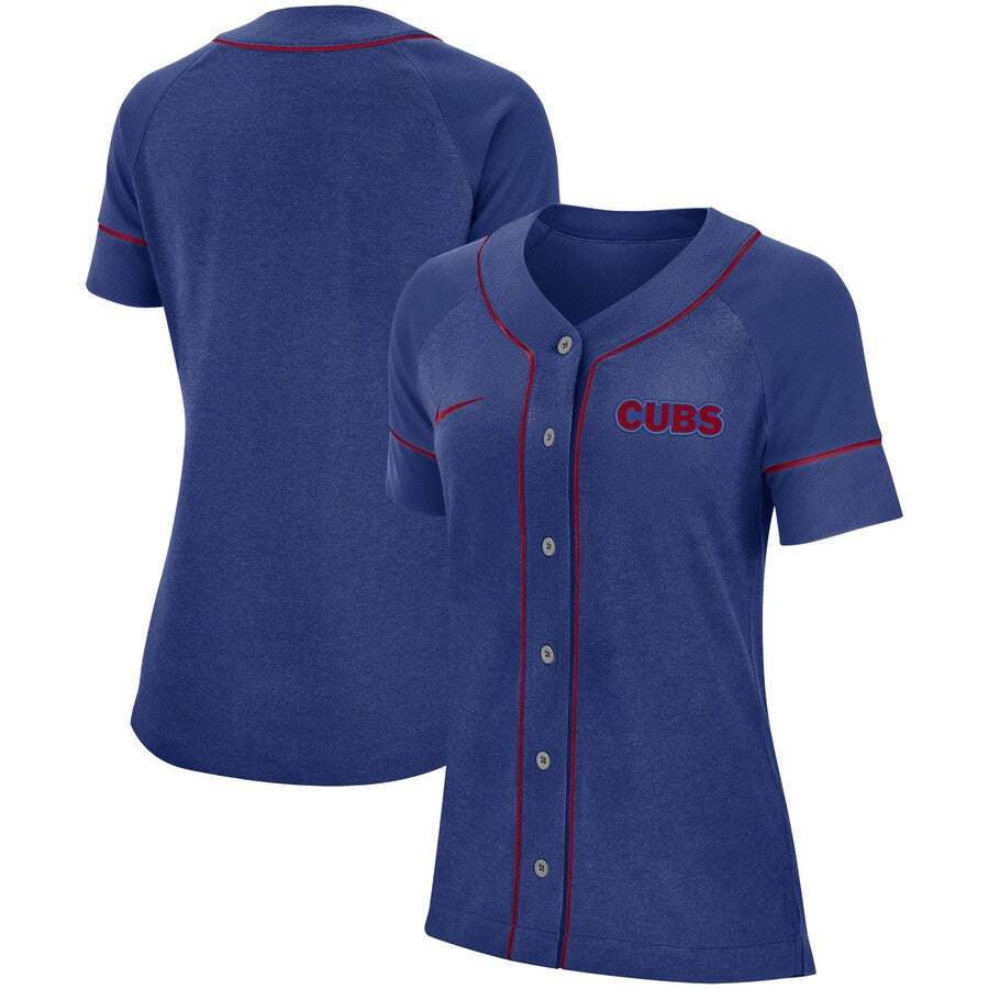 Chicago Cubs Nike Womens Classic Limited Baseball Jersey - Royal