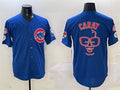 Harry Caray Chicago Cubs 'Holy Cow' Patch Limited Baseball Jersey - Royal