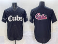 Chicago Cubs Team Big Logo 'Gothic North Side Edition' Vapor Premier Limit Jersey - Black