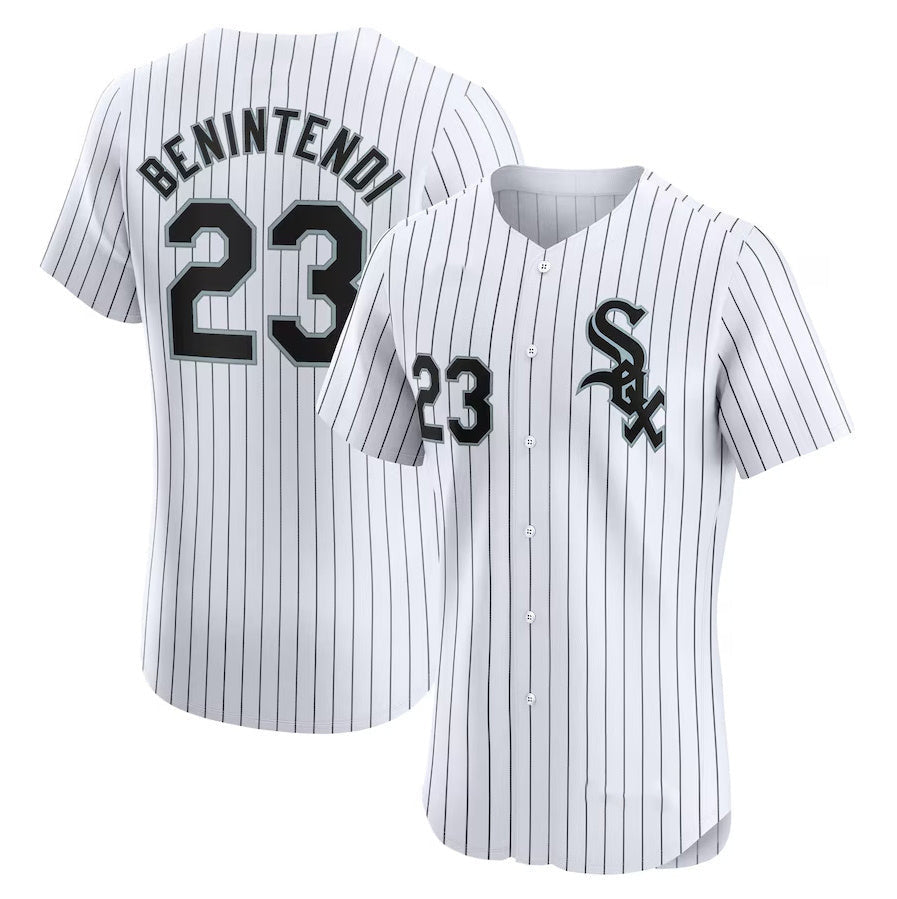 Andrew Benintendi #23 Chicago White Sox Home Elite Stitche Player Jersey - White
