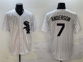 Tim Anderson #7 Chicago White Sox Limited Cool Base Baseball Jersey - White