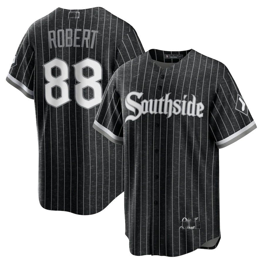 Luis Robert #88 Chicago White Sox City Connect Baseb Limited Player Jersey - Black