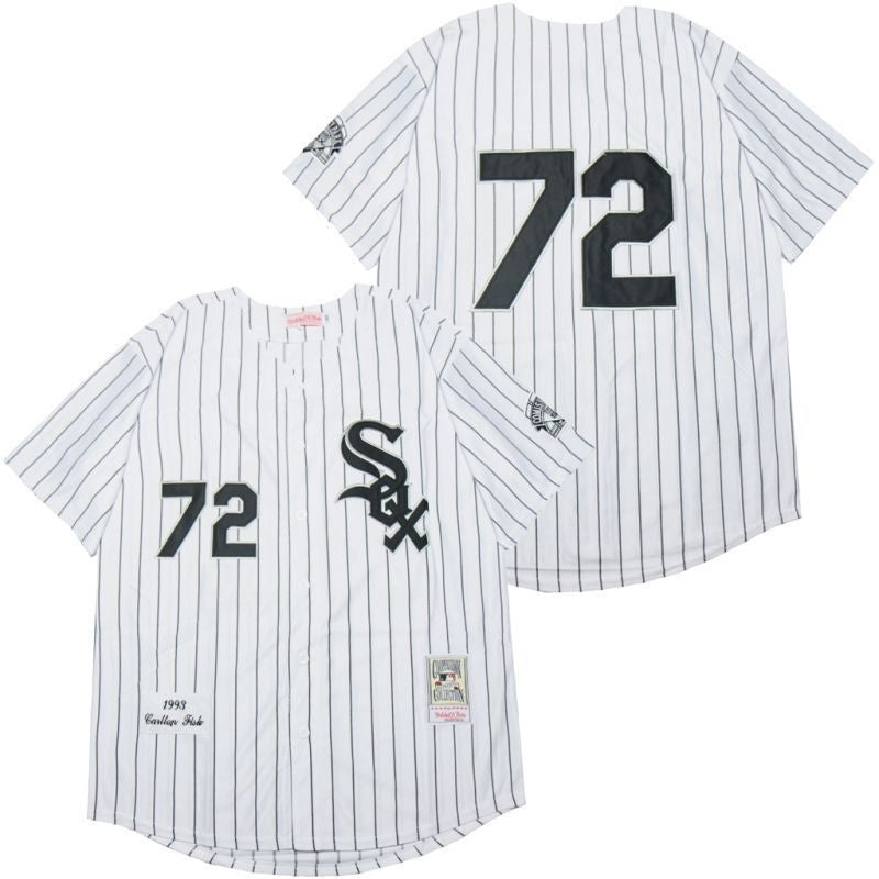 Carlton Fisk #72 Chicago White Sox 2020 Limited Jersey - White