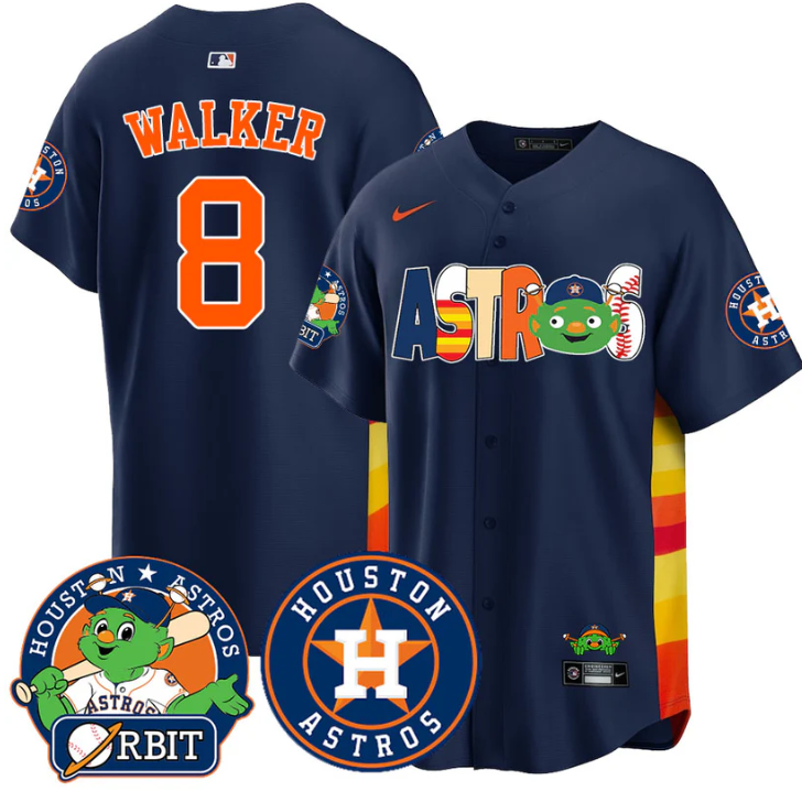 Christian Walker #8 Houston Astros Orbit Vapor Premier Limited N Jersey