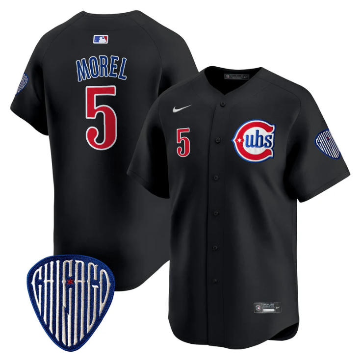 Christopher Morel #5 Chicago Cubs Alternate Vapor Premier Limited St Jersey - Blue