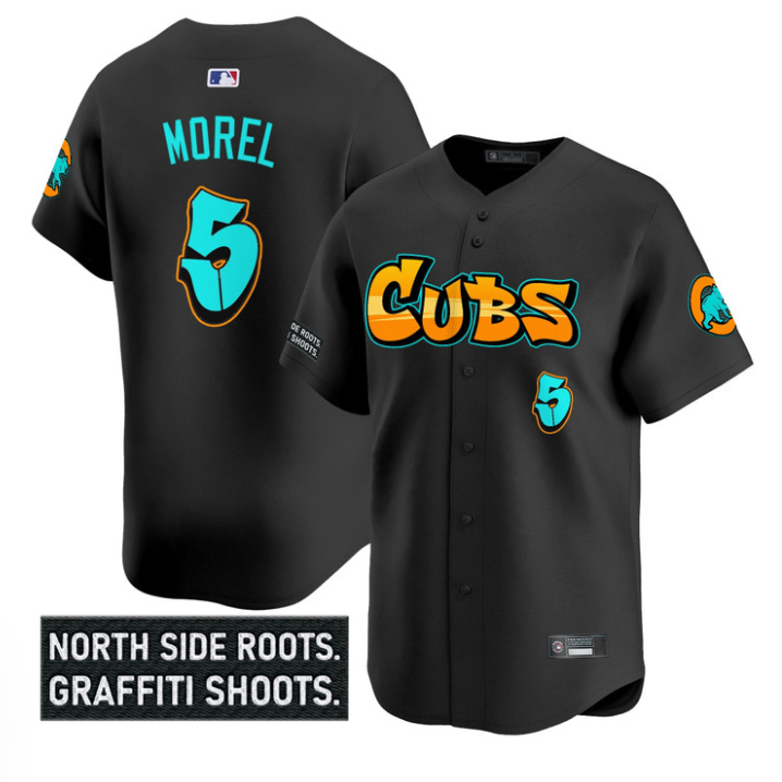 Christopher Morel #5 Chicago Cubs Graffiti North Side Edition Limited Jersey