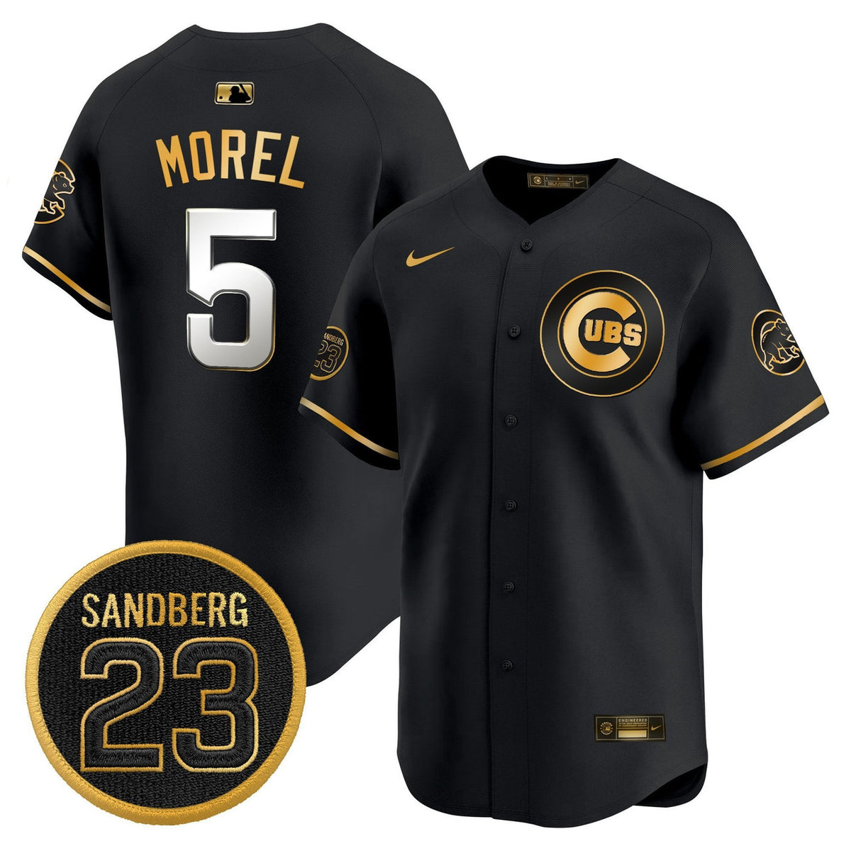 Christopher Morel #5 Chicago Cubs Ryne Sandberg Tribute Go Limited Jersey - Black