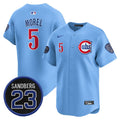 Christopher Morel #5 Chicago Cubs Ryne Sandberg Tribute Limited Jersey - Blue