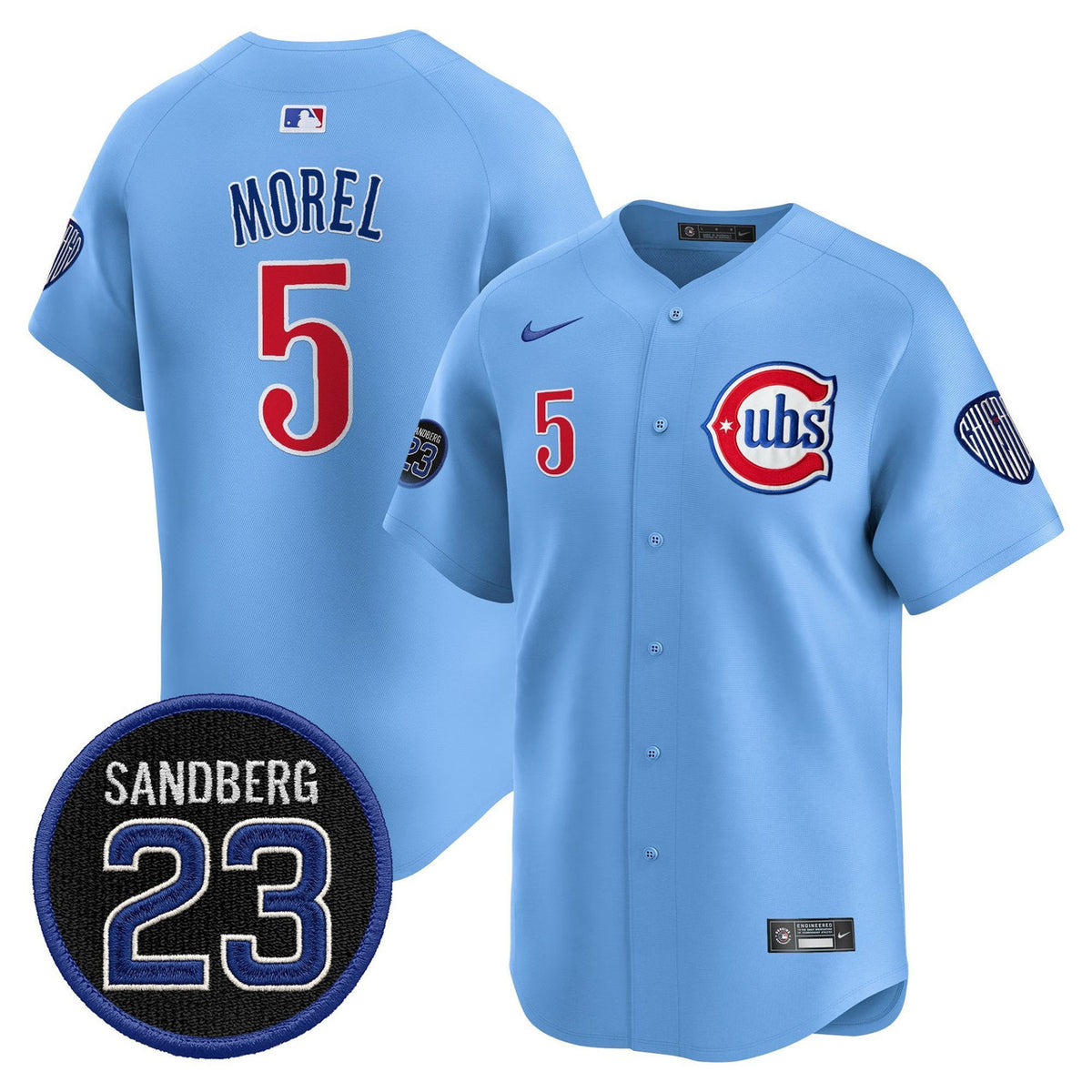 Christopher Morel #5 Chicago Cubs Ryne Sandberg Tribute Limited Jersey - Blue