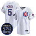 Christopher Morel #5 Chicago Cubs Ryne Sandberg Tribute Stripe Limited Jersey