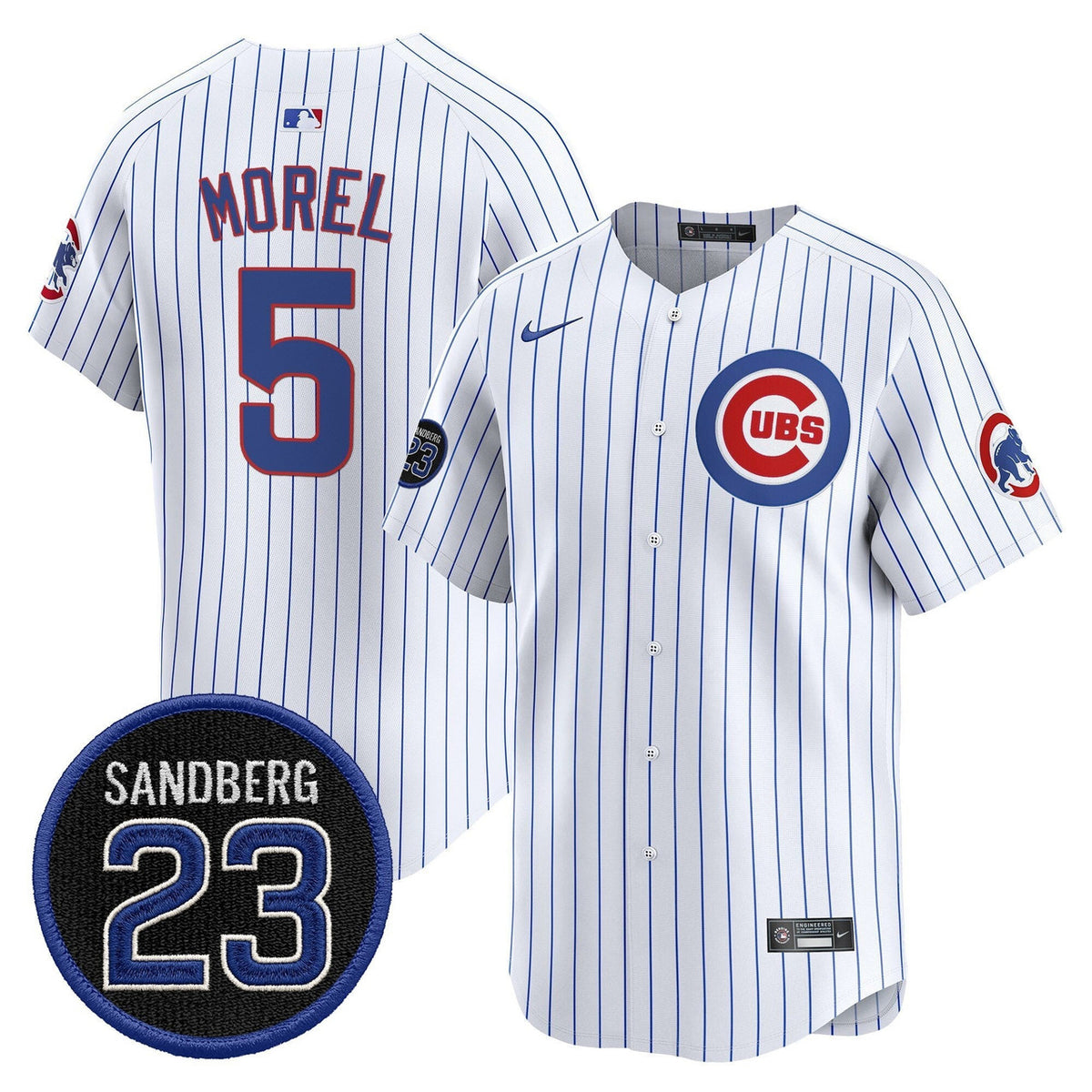 Christopher Morel #5 Chicago Cubs Ryne Sandberg Tribute Stripe Limited Jersey