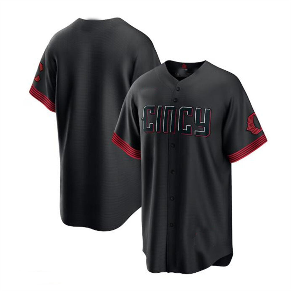 Cincinnati Reds 2023 City Connect Baseball Jerseys Limited Jersey - Black