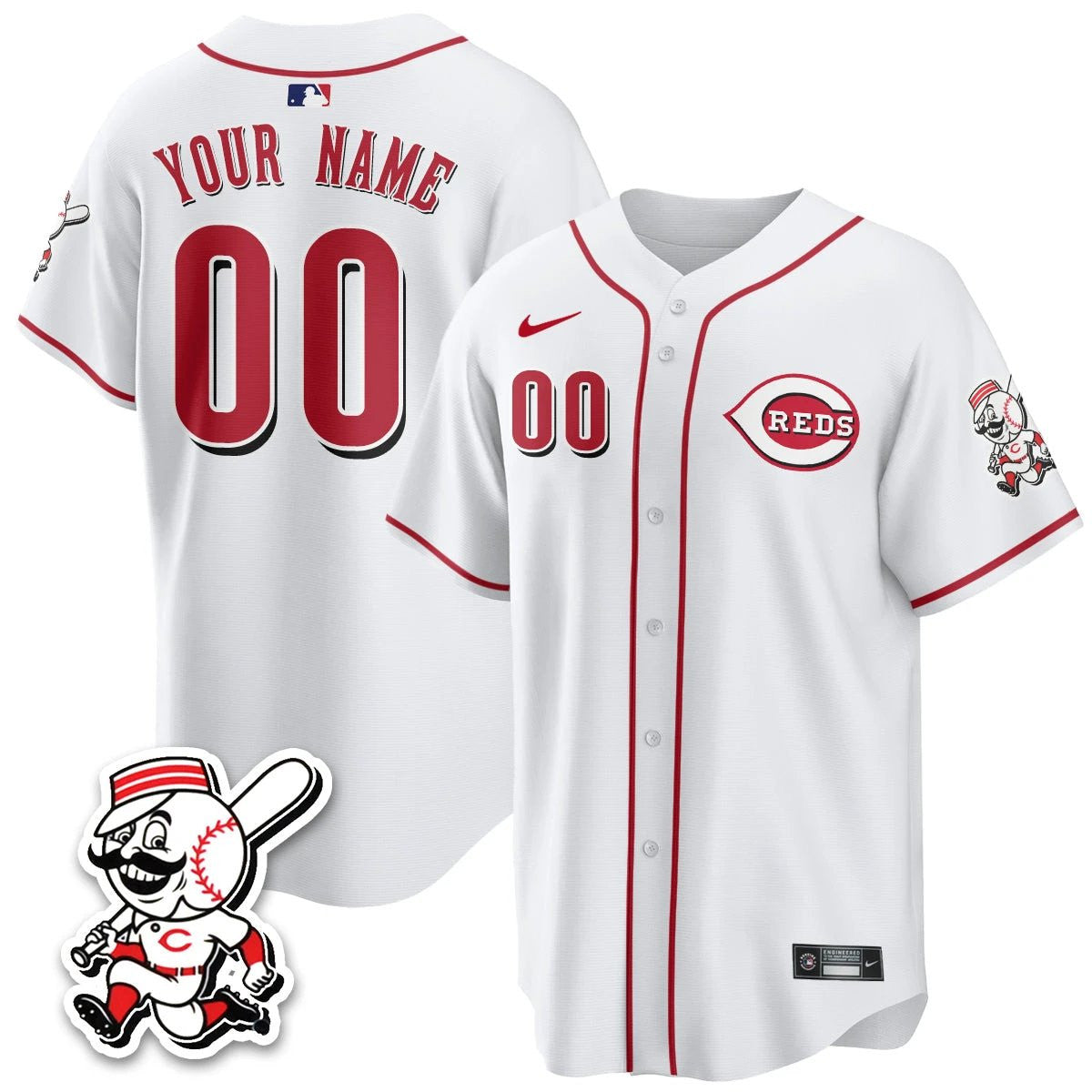 Cincinnati Reds 2026 City Connect Limited Custom Vapor Jersey