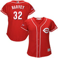 Matt Harvey #32 Cincinnati Reds Womens Alternate Limited Baseball Jersey - Red