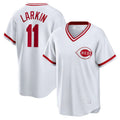 Barry Larkin #11 Cincinnati Reds Home Cooperstown Limited Player Jersey - White