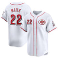 Luke Maile #22 Cincinnati Reds Home Limited Baseball Jersey - White