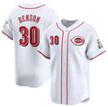 Will Benson #30 Cincinnati Reds Home Limited Baseball Jersey - White