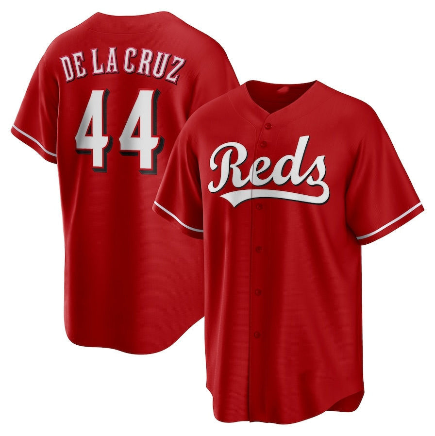 Elly De #44 Cincinnati Reds La Cruz Alternate Base Limited Jersey - Red