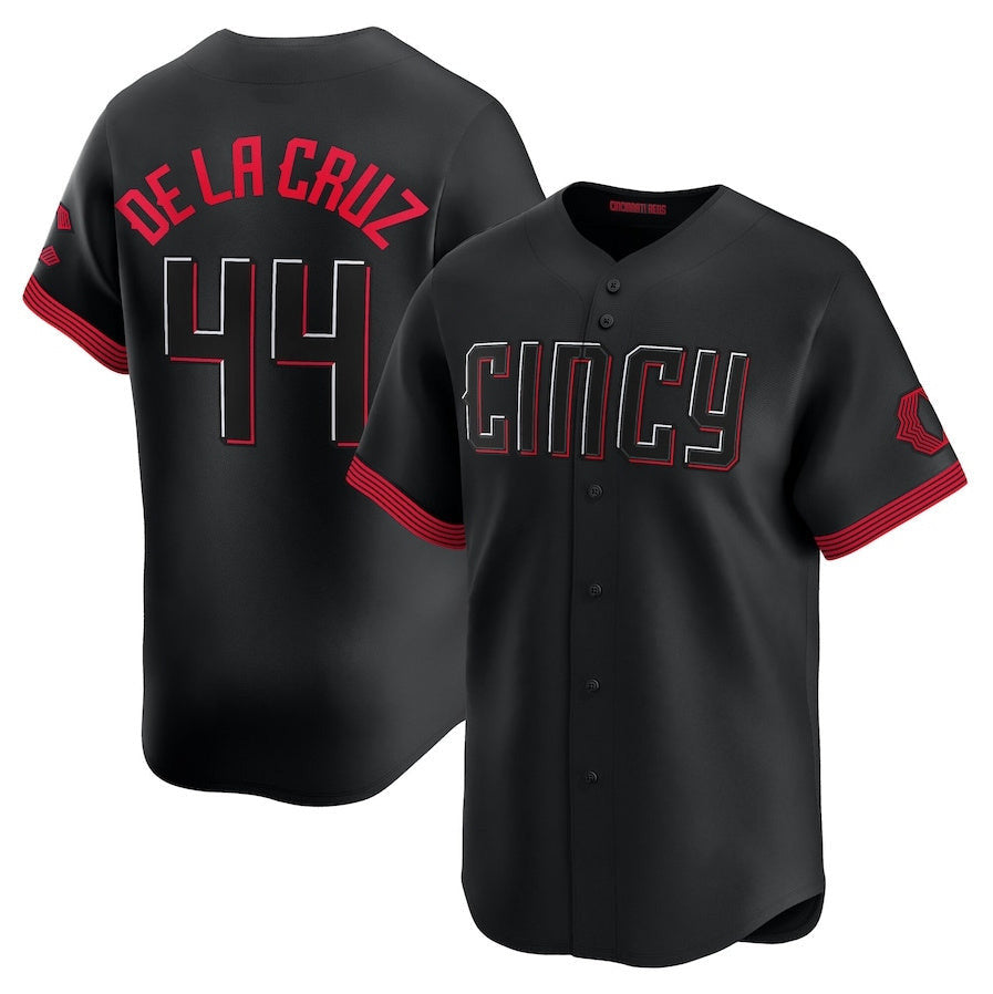 Elly De #44 Cincinnati Reds La Cruz City Connect Limited Jersey - Black