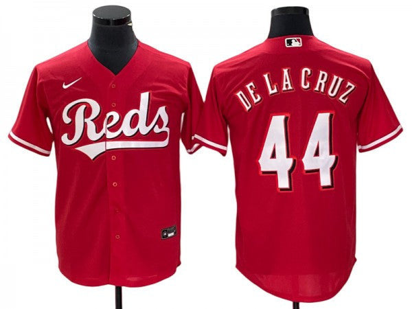 Elly De #44 Cincinnati Reds La Cruz Limited Cool Base Jersey - Red