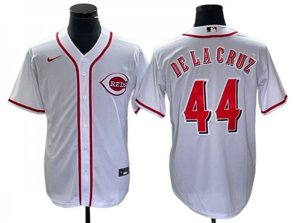 Elly De #44 Cincinnati Reds La Cruz Limited Cool Base Jersey - White
