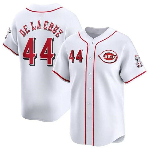 Elly De #44 Cincinnati Reds La Cruz Home Limited Baseball Jersey - White