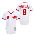 Joe Morgan #8 Cincinnati Reds 1975 Throwback Pullover Limited Jersey - White