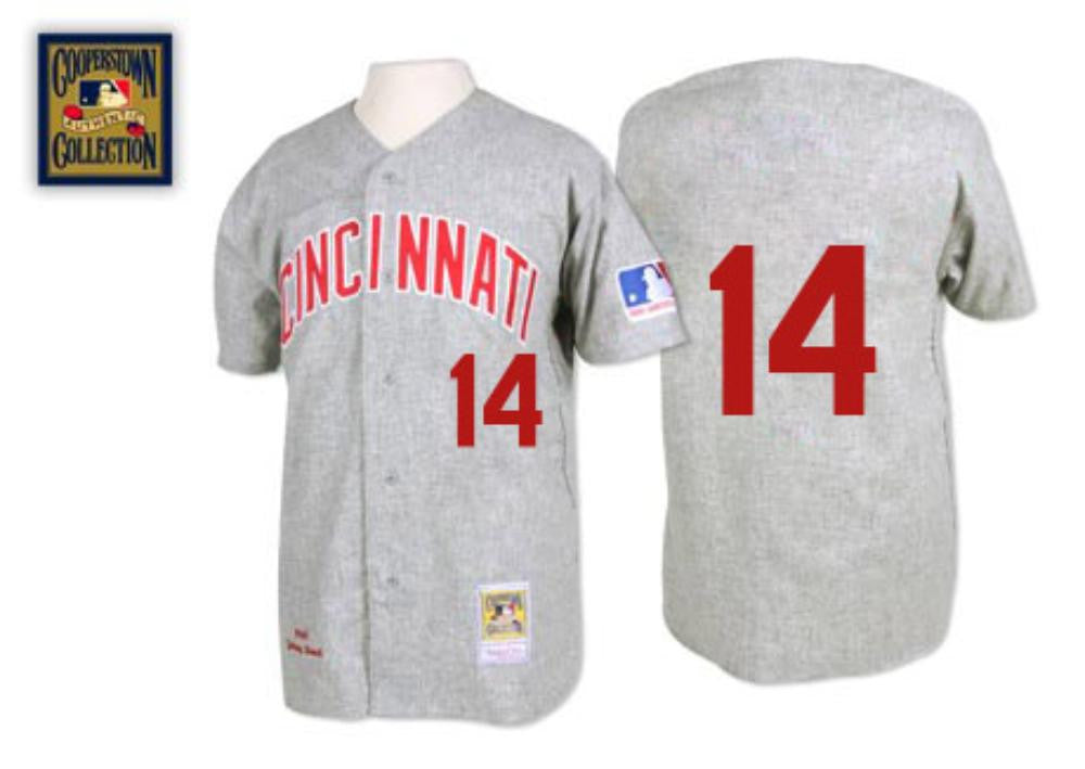 Pete Rose #14 Cincinnati Reds 1969 Limited Throwback Jersey - Gray