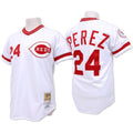 Tony Perez #24 Cincinnati Reds 1978 Throwback Pullover Limited Jersey - White