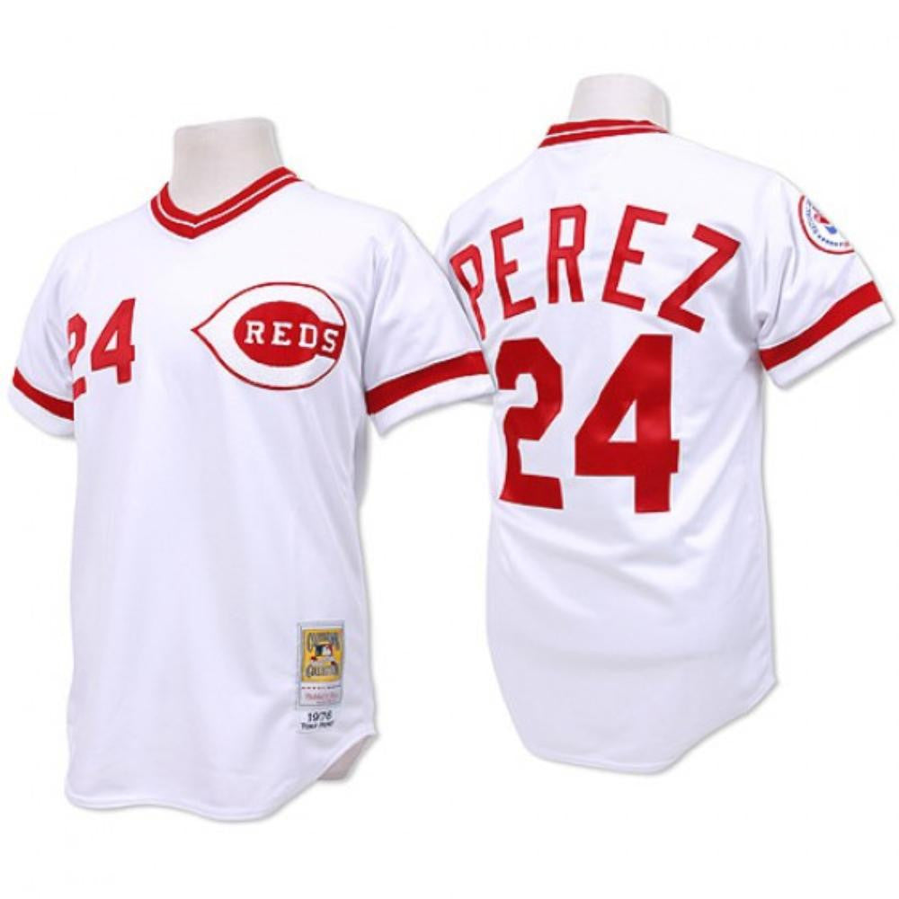 Tony Perez #24 Cincinnati Reds 1978 Throwback Pullover Limited Jersey - White