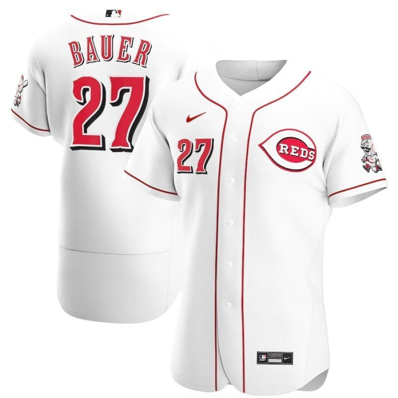 Trevor Bauer #27 Cincinnati Reds 2020 Limited Jersey - White