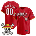 Cincinnati Reds X One Piece Vapor Premier Limited Custom Jersey