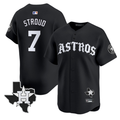 Cj Stroud #7 Houston Astros Old English Edition Limited Jersey