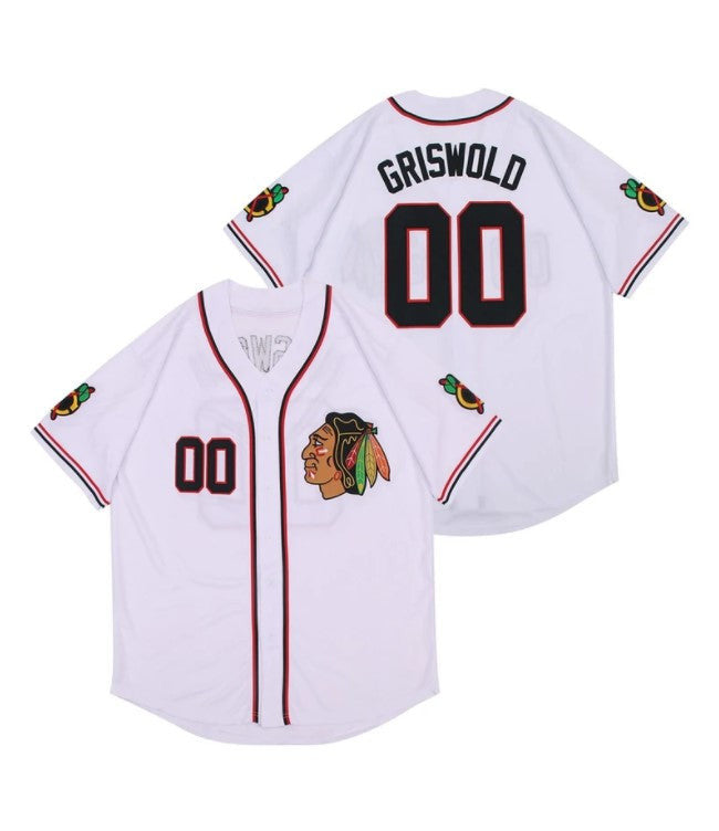 Clark Griswold #00 Christmas Vacation Limited Baseball Jersey - White