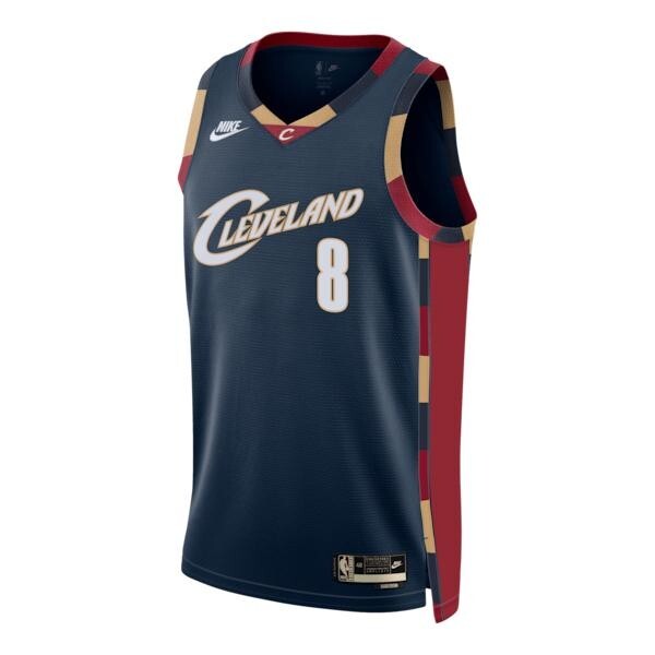 Cleveland Cavaliers Nike Classic Edition Swingman Jersey - Navy - Dennis Schröder - Unisex