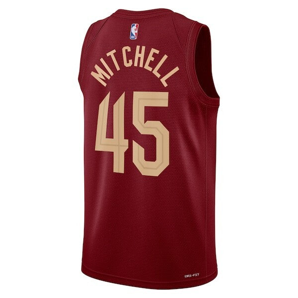 Cleveland Cavaliers Nike Icon Edition Swingman Jersey - Maroon - Donovan Mitchell - Unisex