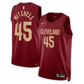 Cleveland Cavaliers Nike Icon Edition Swingman Jersey - Maroon - Donovan Mitchell - Unisex