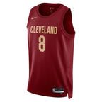 Cleveland Cavaliers Nike Icon Edition Swingman Jersey - Wine - Dennis Schröder - Unisex