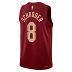 Cleveland Cavaliers Nike Icon Edition Swingman Jersey - Wine - Dennis Schröder - Unisex