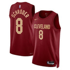 Cleveland Cavaliers Nike Icon Edition Swingman Jersey - Wine - Dennis Schröder - Unisex