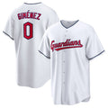 Cleveland Guardians #0 Andrs Gimnez Home Limited Player Jersey - White