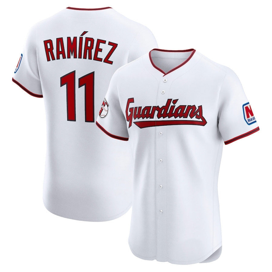 Jose Ramirez #11 Cleveland Guardians Home American Baseball Elite Jersey - White
