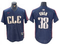 Steven Kwan #38 Cleveland Guardians 2024 City Connect Limited Jersey - Navy