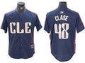 Emmanuel Clase #48 Cleveland Guardians 2024 City Connect Limited Jersey - Navy