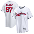 Shane Bieber #57 Cleveland Guardians Baseball Limited Player Jersey - White
