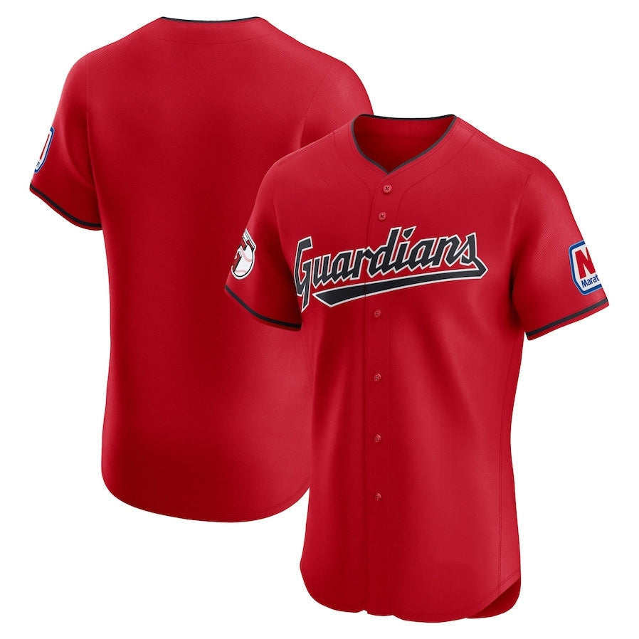 Cleveland Guardians Alternate American Baseball Jerseys Elite Jersey - Red