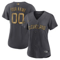 Cleveland Guardians Nike Womens 2022 Star Game Limited Custom Jersey - Charcoal